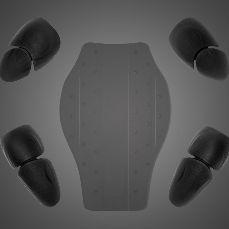 4SR czarna kurtka motocyklowa Hooligan - Black Velvet