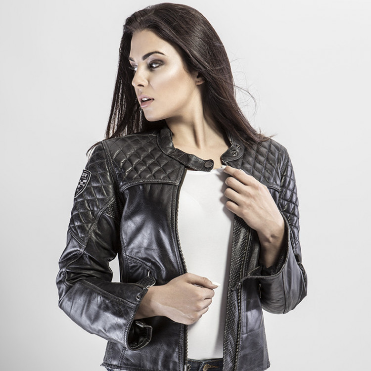 4SR damska kurtka motocylowa Scrambler Lady Petroleum