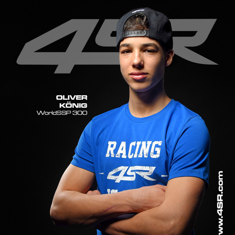 4SR t-shirt na prezent dla motocyklisty Life Blue