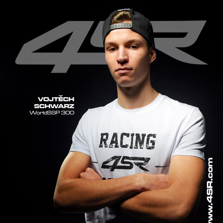 4SR koszulka dla motocyklisty Life White