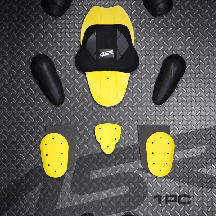 4SR jednoczęściowy kombinezon motocyklowy Racing Neon AR Airbag Ready 13