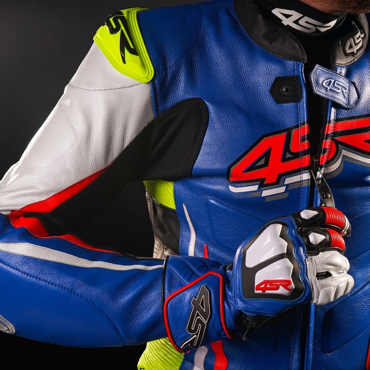 4SR dwuczęściowy kombinezon motocyklowy RR Evo III Cobalt Blue 4