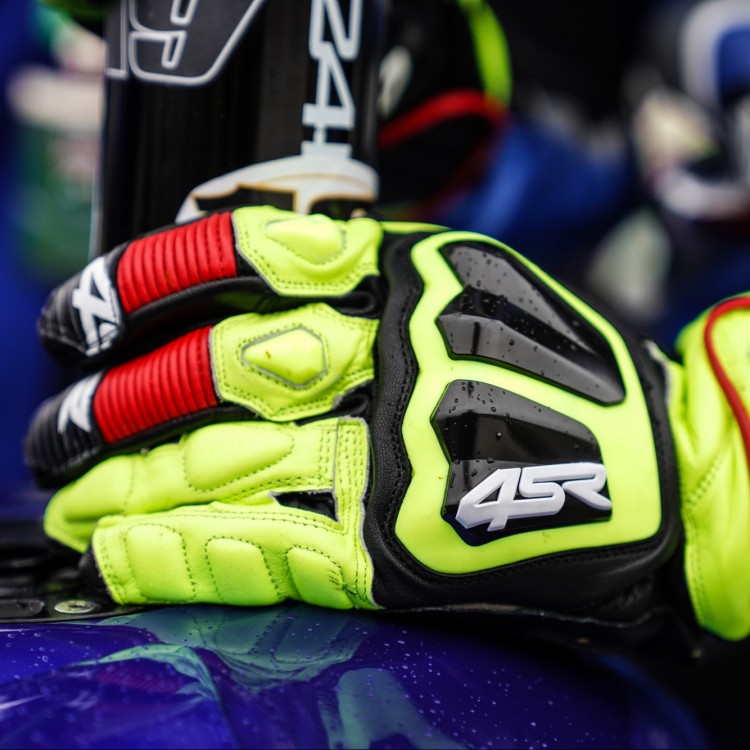 Stingray Race Spec Yellow sportowe rękawice na motor