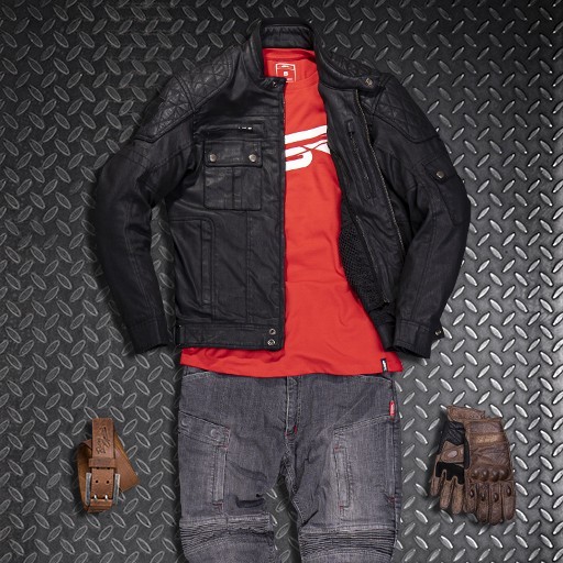 4SR kurtka motocyklowa bawełna woskowana Urban Cafe