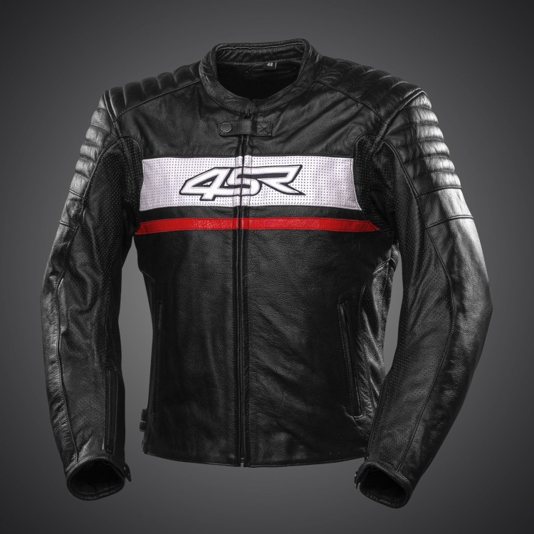 4SR skórzana kurtka motocyklowa Roadster III – Red 1