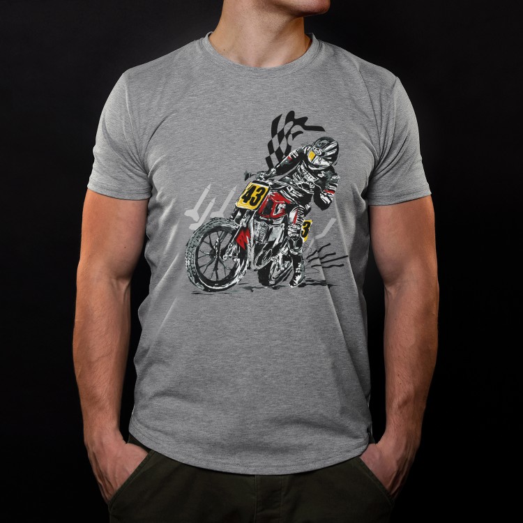 T-shirt Flat Track Champion