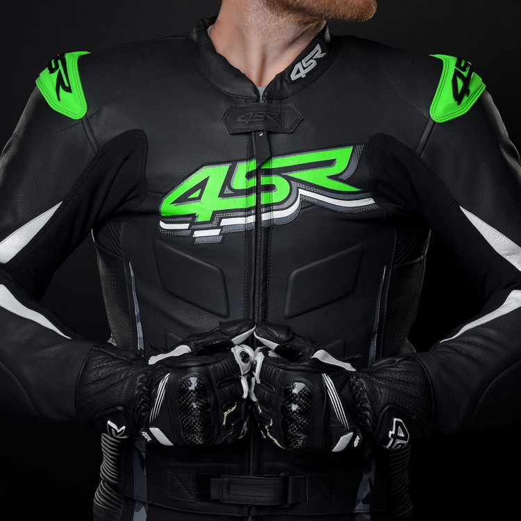 4SR dwuczęściowy kombinezon motocyklowy RR Evo III Monster Green