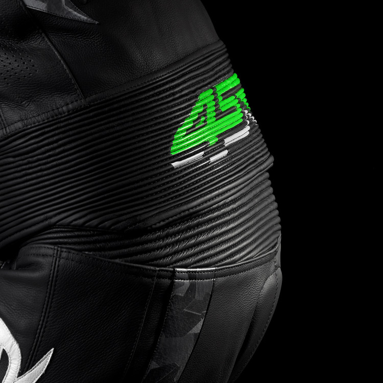 4SR dwuczęściowy kombinezon motocyklowy RR Evo III Monster Green