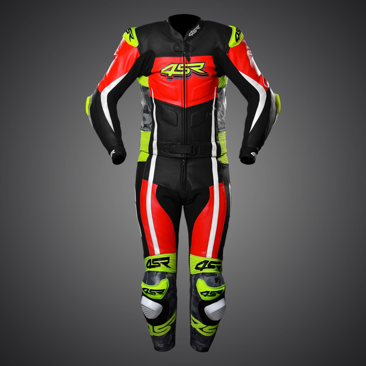 4SR dwuczęściowy kombinezon motocyklowy RR Evo III Neon 2