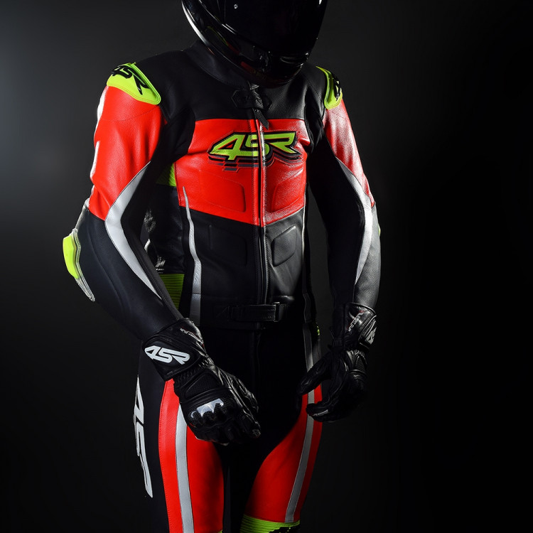 4SR dwuczęściowy kombinezon motocyklowy RR Evo III Neon 5