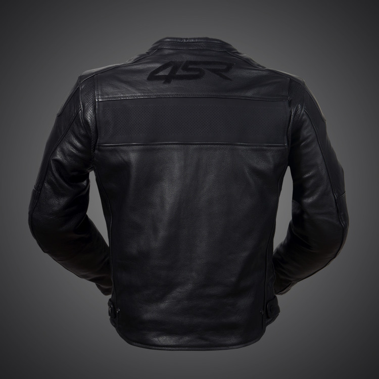 4SR czarna kurtka motocyklowa Hooligan - Black Velvet