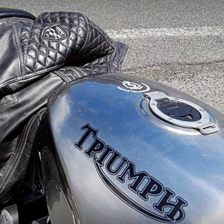 4SR kurtka motocyklowa Scrambler Petroleum