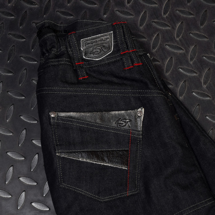 4SR czarne damskie jeansy motocyklowe Cool Lady Black