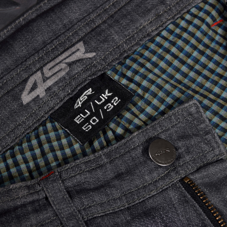 4SR szare jeansy motocyklowe Cool Grey