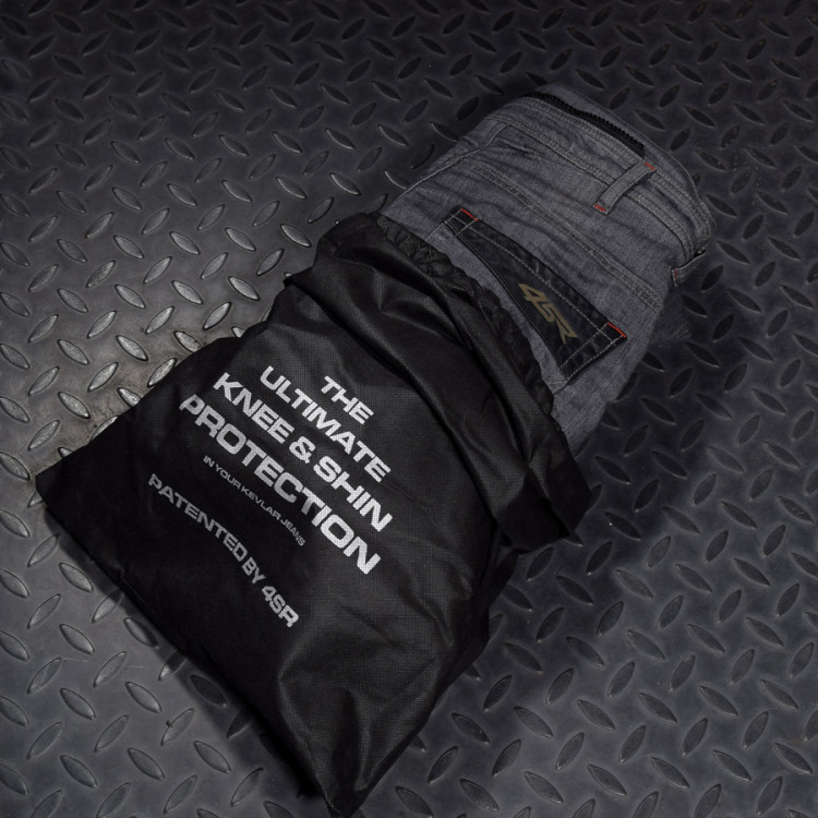 4SR szare jeansy motocyklowe Cool Grey