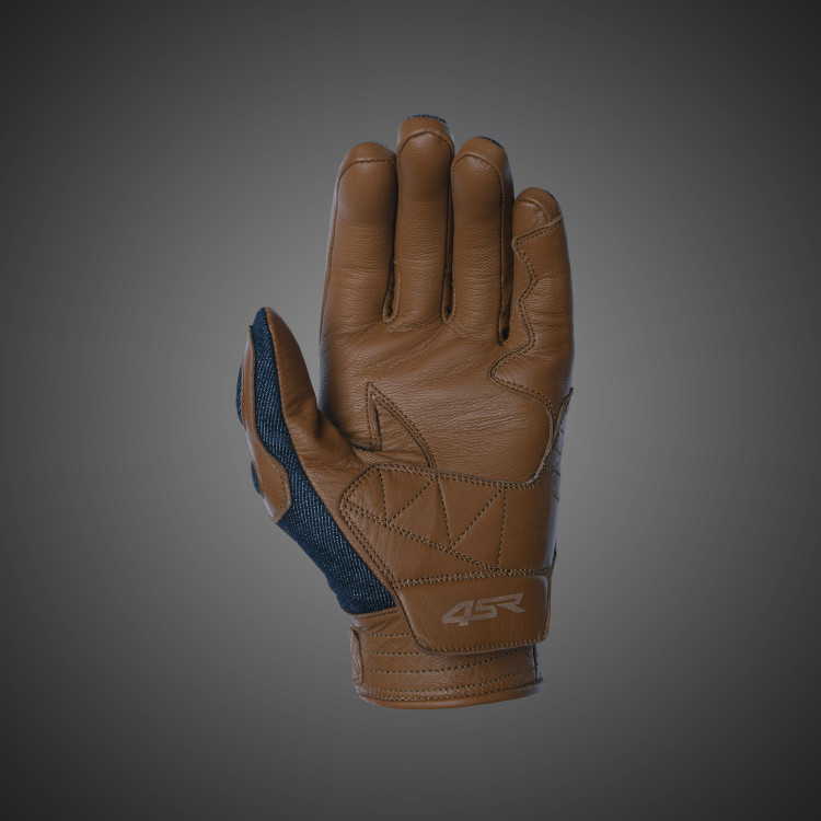 4SR krótkie rękawice motocyklowe Cafe Latte