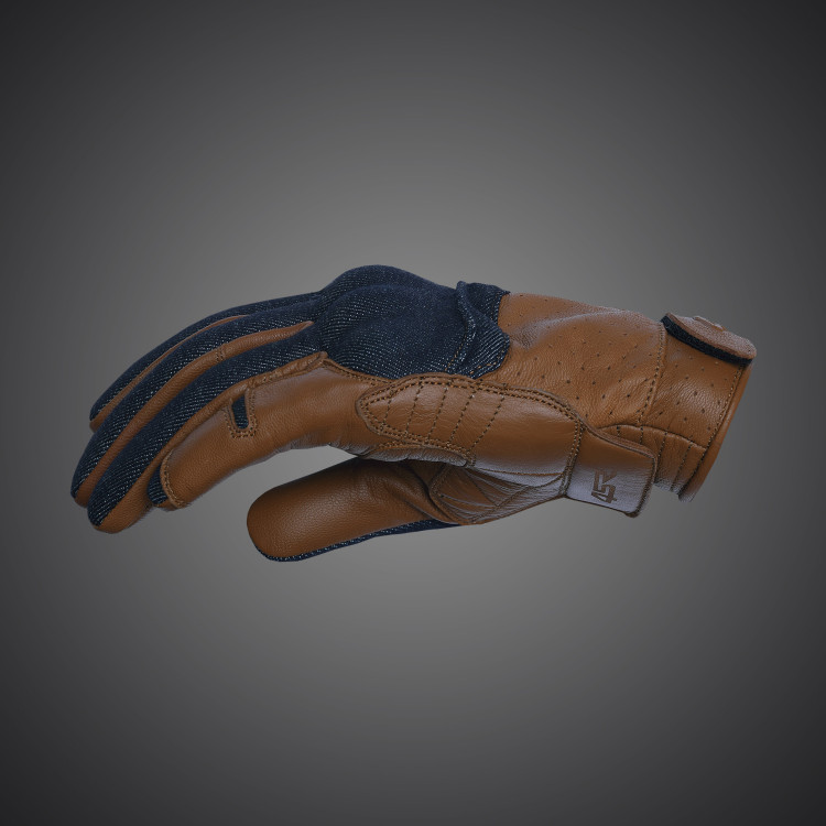 4SR krótkie rękawice motocyklowe Cafe Latte