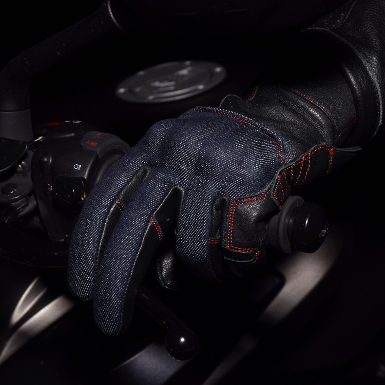 4SR krótkie rękawice motocyklowe Cafe