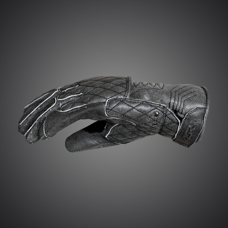 4SR retro krótkie rękawice motocyklowe Scrambler Shadow