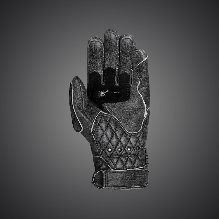 4SR retro krótkie rękawice motocyklowe Scrambler Shadow