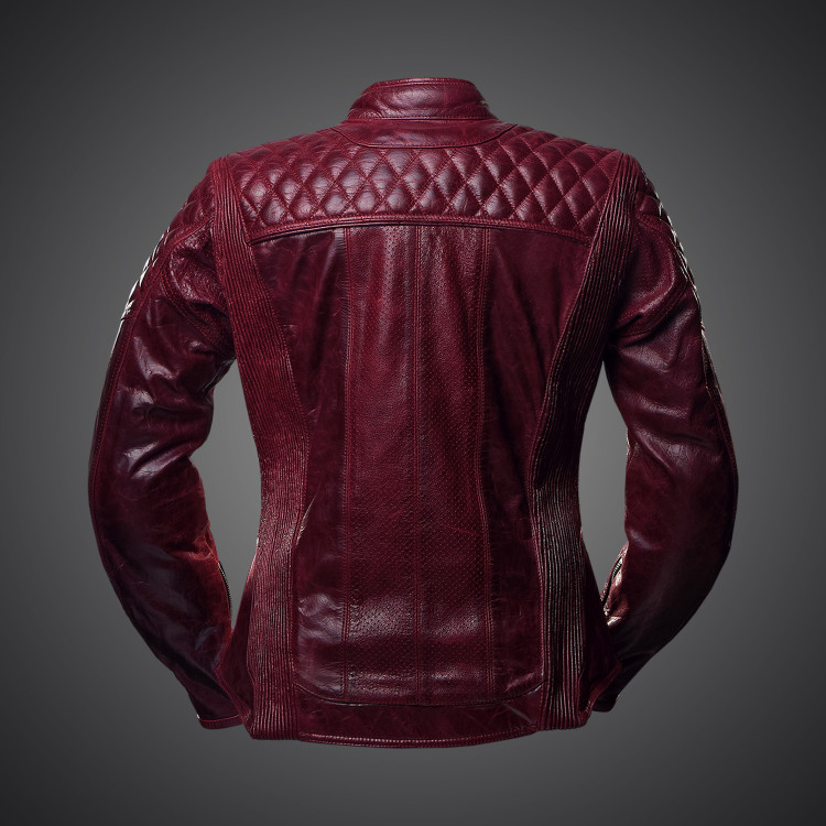 4SR damska kurtka motocyklowa Scrambler Lady Wine