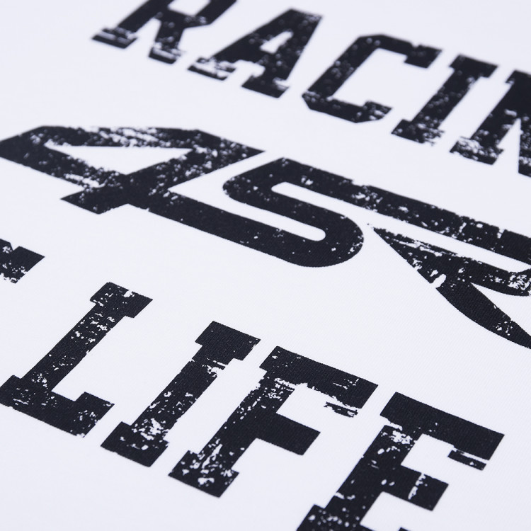 4SR koszulka dla motocyklisty Life White