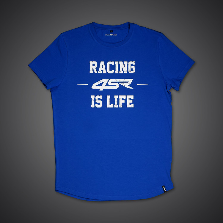 4SR t-shirt na prezent dla motocyklisty Life Blue