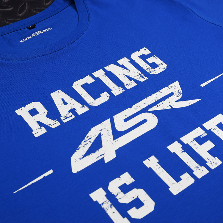 4SR t-shirt na prezent dla motocyklisty Life Blue