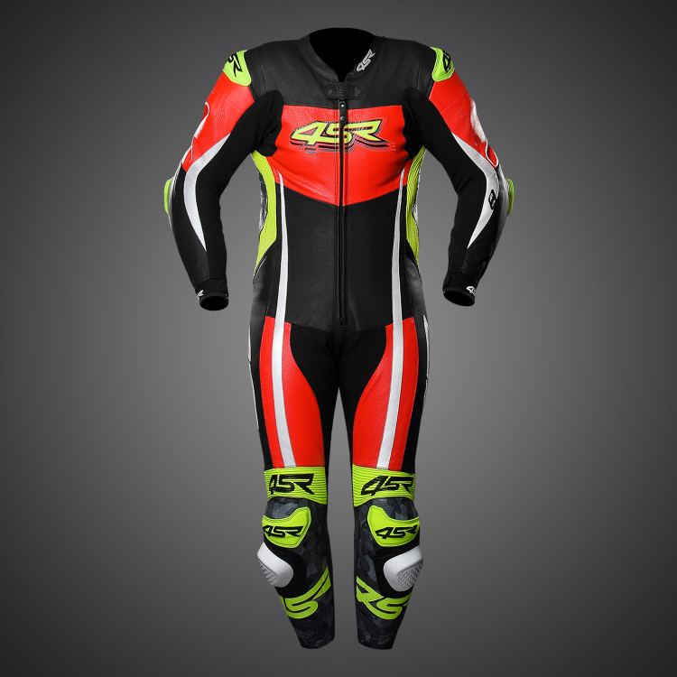 4SR jednoczęściowy kombinezon motocyklowy Racing Neon AR Airbag Ready 2