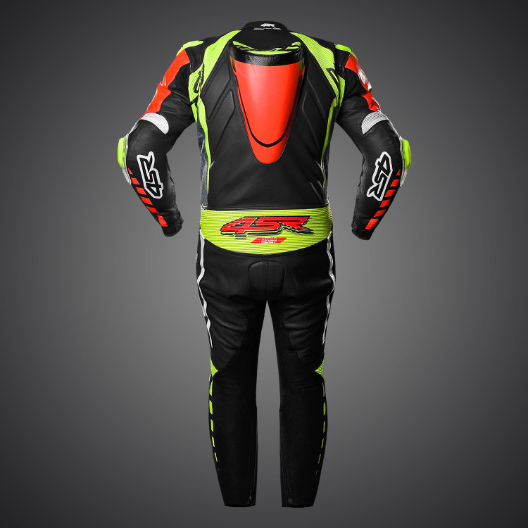 4SR jednoczęściowy kombinezon motocyklowy Racing Neon AR Airbag Ready 3