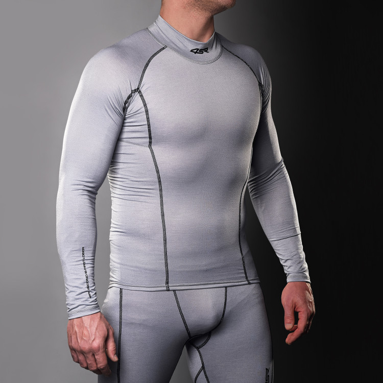 4SR funkcjonalna bielizna sportowa z ochraniaczem dla motocyklisty koszulka Six-Pack+