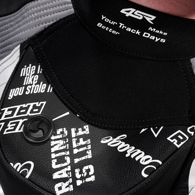 4SR jednoczęściowy kombinezon motocyklowy Racing Power AR Airbag Ready 7