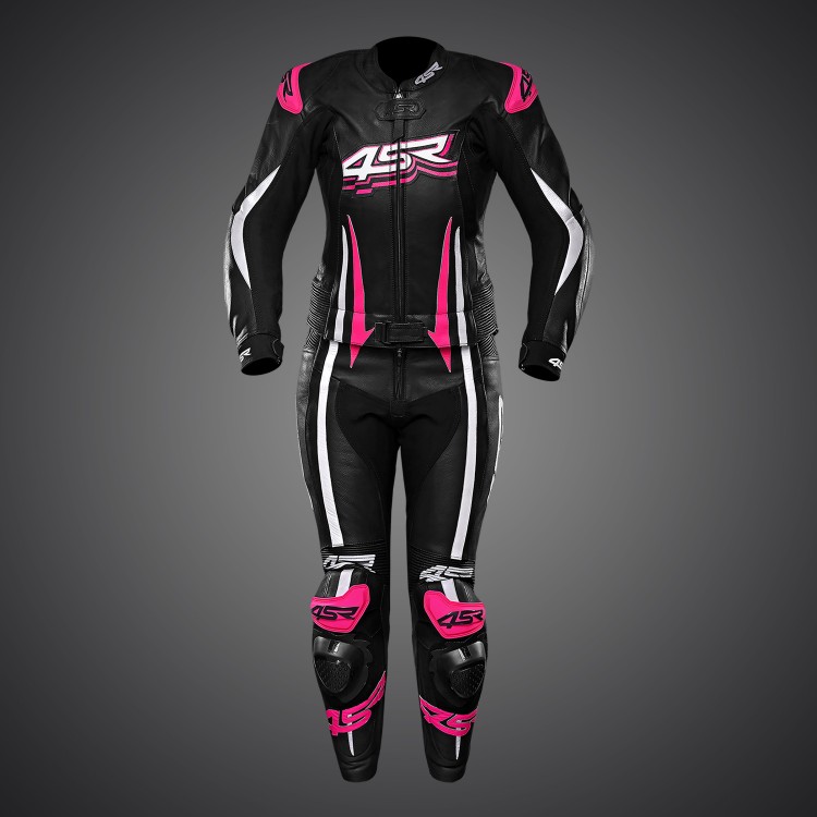 4SR dwuczęściowy damski kombinezon motocyklowy RR Lady Pink 2