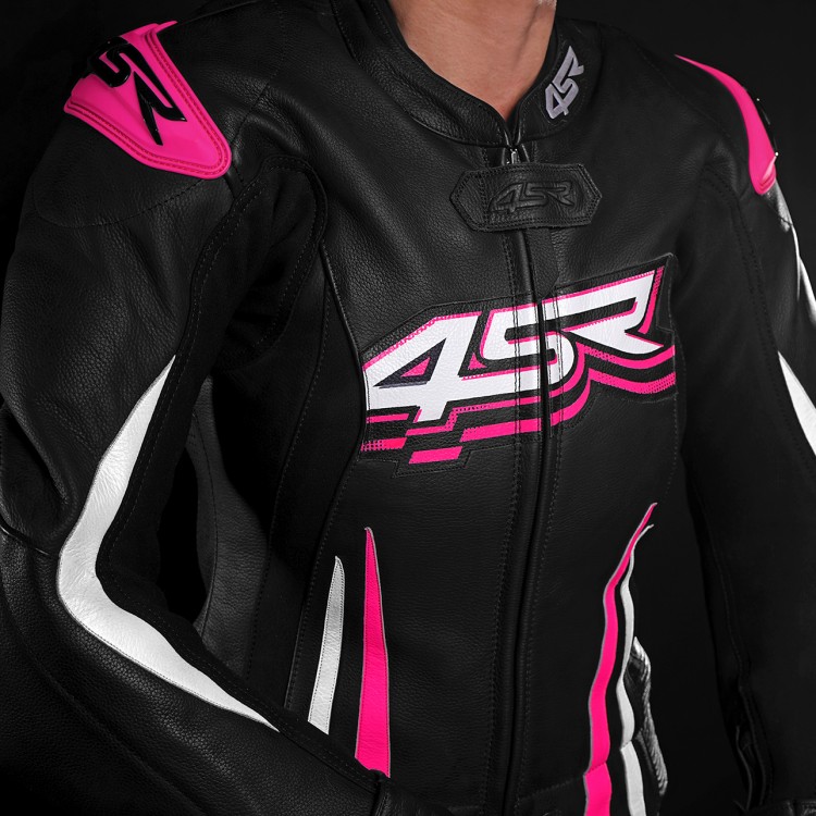 4SR dwuczęściowy damski kombinezon motocyklowy RR Lady Pink 4