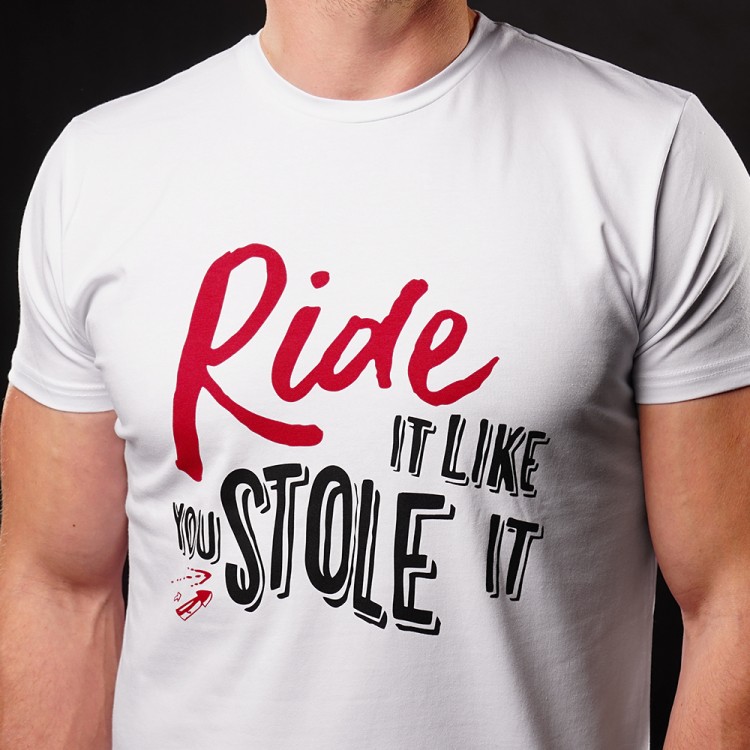 4SR t-shirt dla motocyklisty Ride It