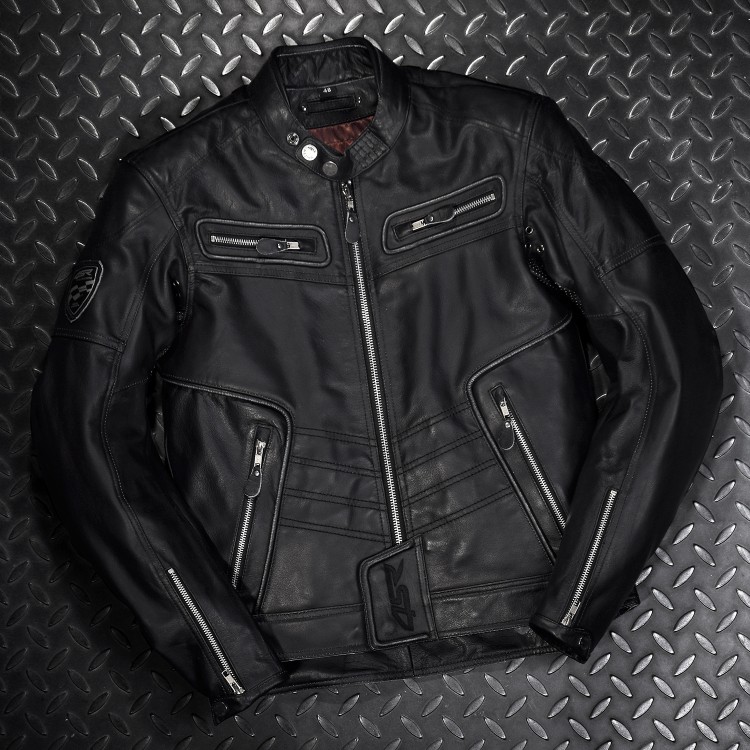 4SR męska, skórzana kurtka motocyklowa Rebel III