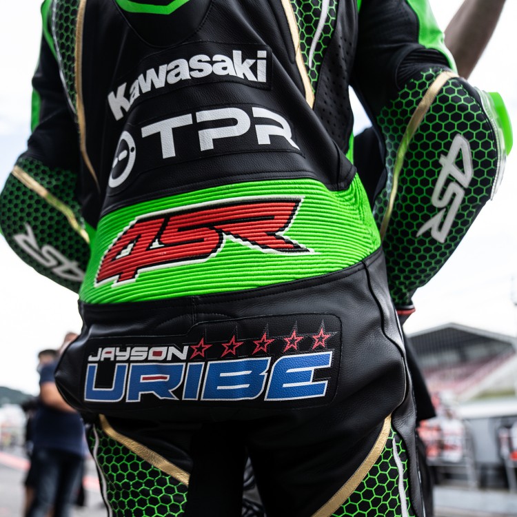 4SR Racing Monster Green AR Airbag Ready jednoczęściowy kombinezon motocyklowy 13