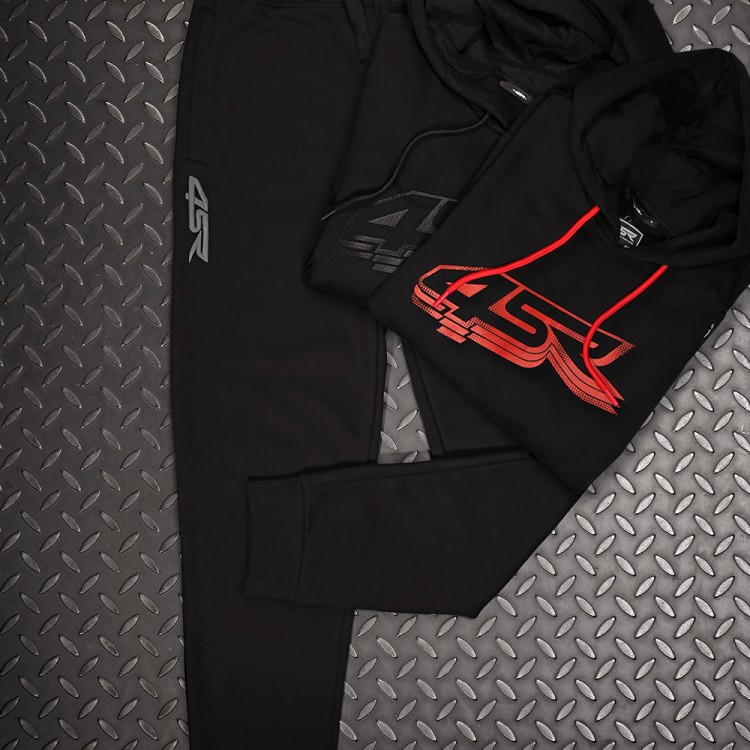 4SR spodnie joggers Team Black