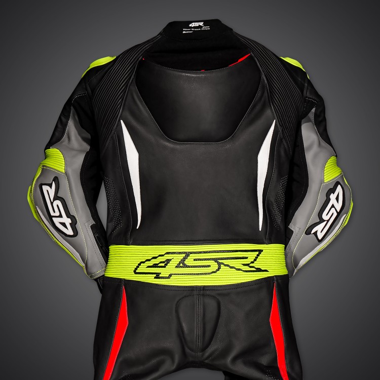 Dziecięcy kombinezon motocyklowy Racing Minimoto Yellow