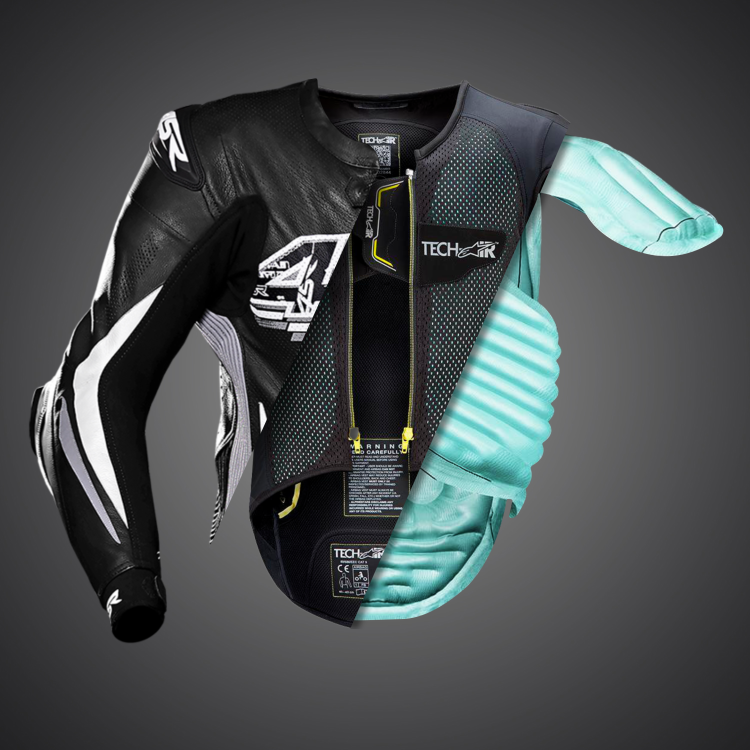 4SR jednoczęściowy kombinezon motocyklowy Racing Power AR Airbag Ready 8