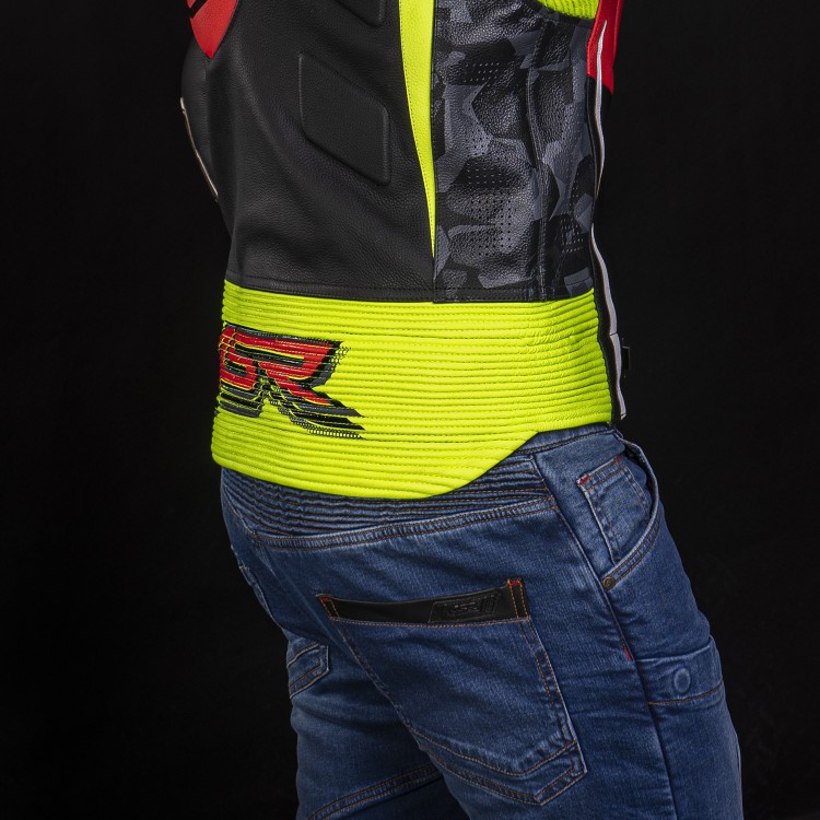 4SR dwuczęściowy kombinezon motocyklowy RR Evo III Neon 6