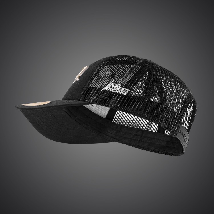 4SR Royal Black Snapback Cap z 3D haftem 2