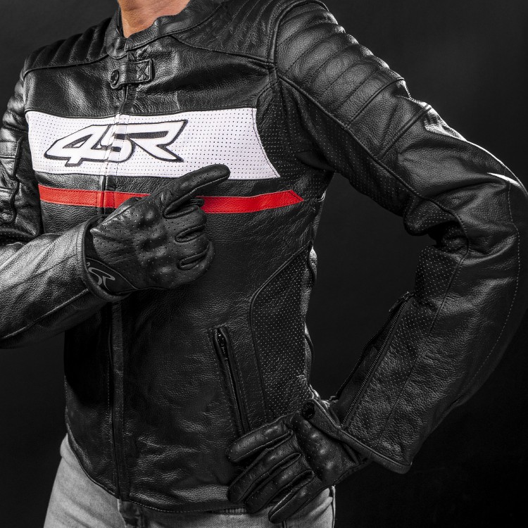 4SR skórzana kurtka Roadster Lady III – Red 6