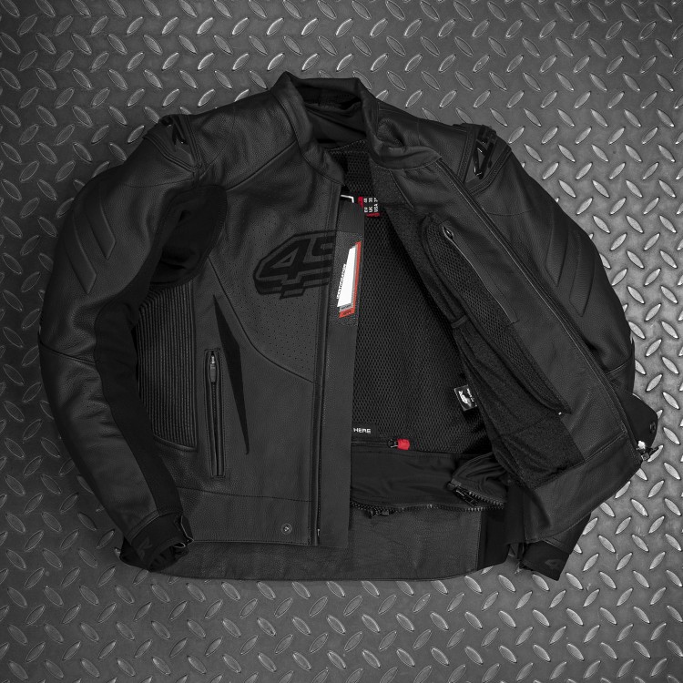 Skórzana kurtka sportowa motocyklowa 4SR Club Sport Black Series AR 4