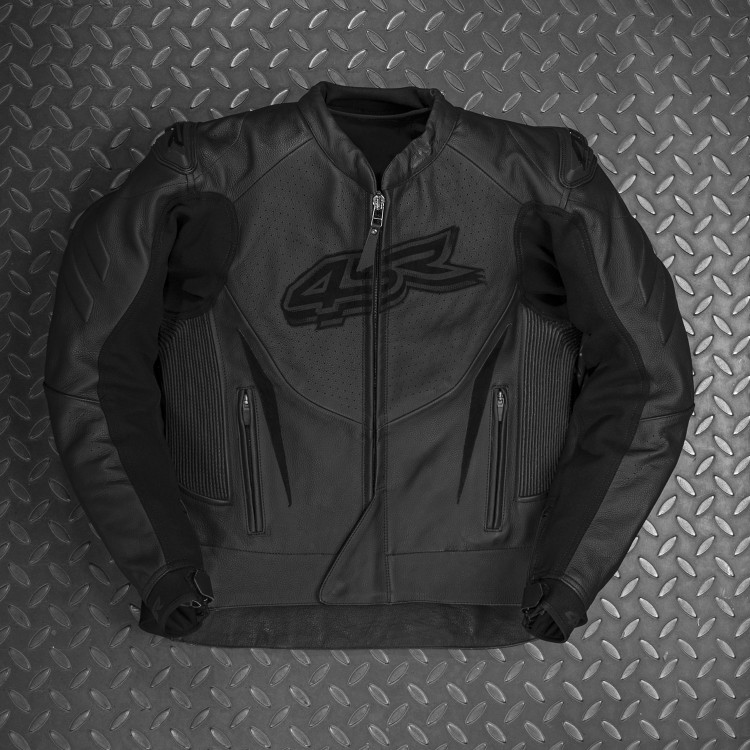 Skórzana kurtka sportowa motocyklowa 4SR Club Sport Black Series AR 3