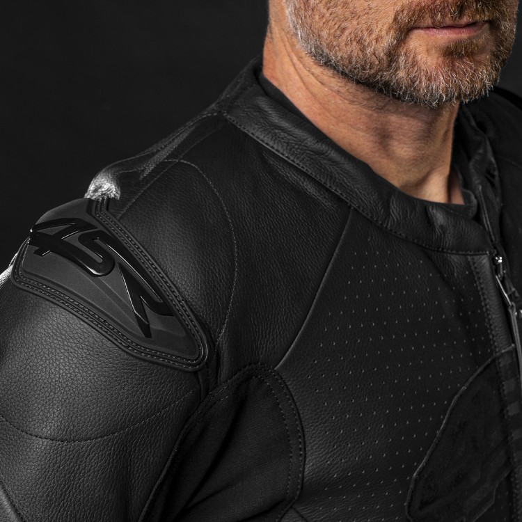 Skórzana kurtka sportowa motocyklowa 4SR Club Sport Black Series AR 9