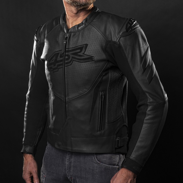 Skórzana kurtka sportowa motocyklowa 4SR Club Sport Black Series AR 6