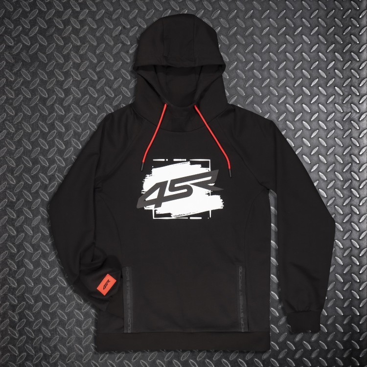 4SR Bluzka z kapturem Hoodie Drift Black 5
