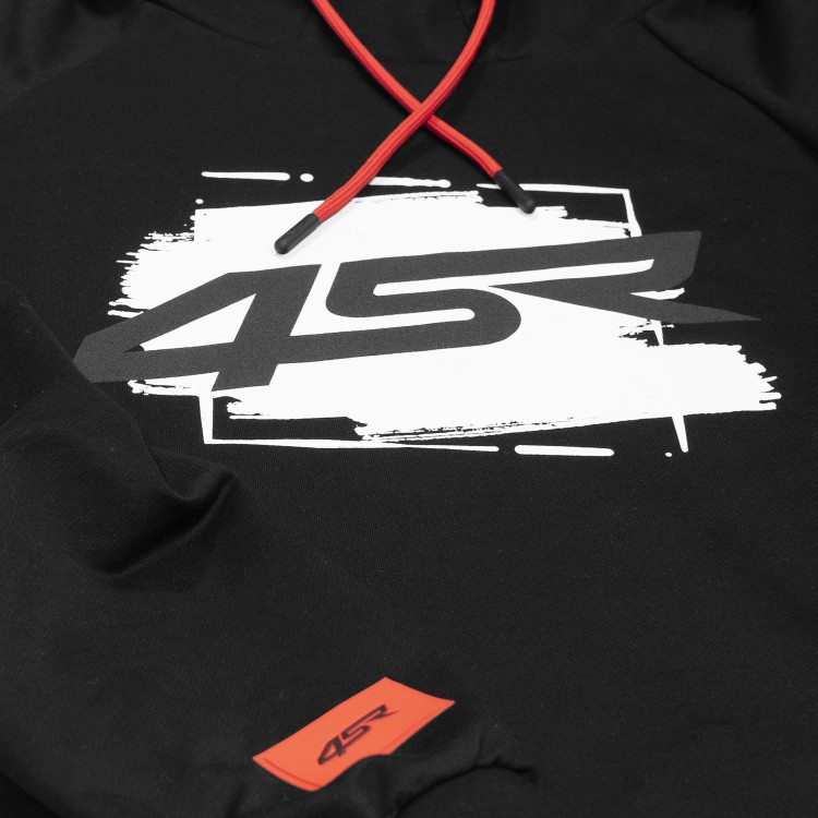 4SR Bluzka z kapturem Hoodie Drift Black 3