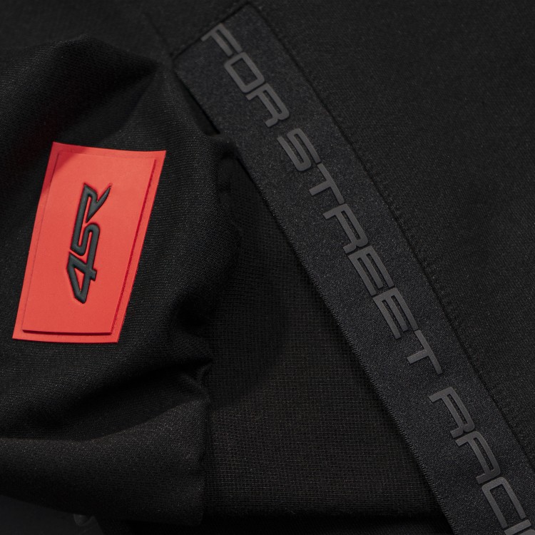 4SR Bluzka z kapturem Hoodie Drift Black 4